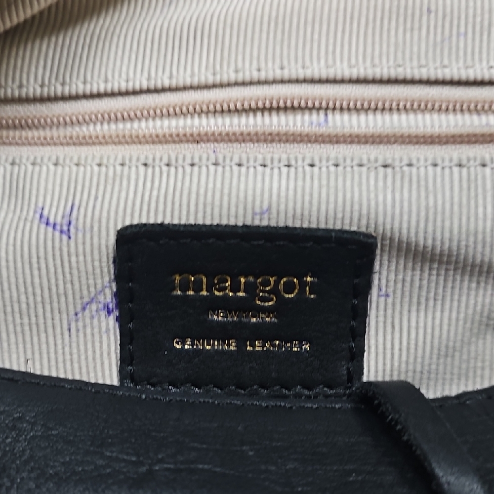 Margot Black Leather Bag